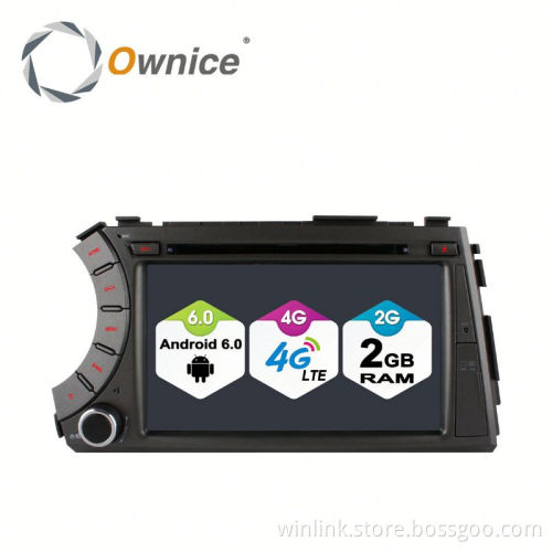 Ownice Android 6.0 Cortex A53 4core dvd player for Ssangyong Kyron support OBD DVR